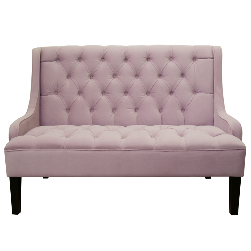Диван Folket Sofa velour pink Розовый (Rose) Диван Folket Sofa velour pink Розовый (Rose) в Костроме | Loft Concept