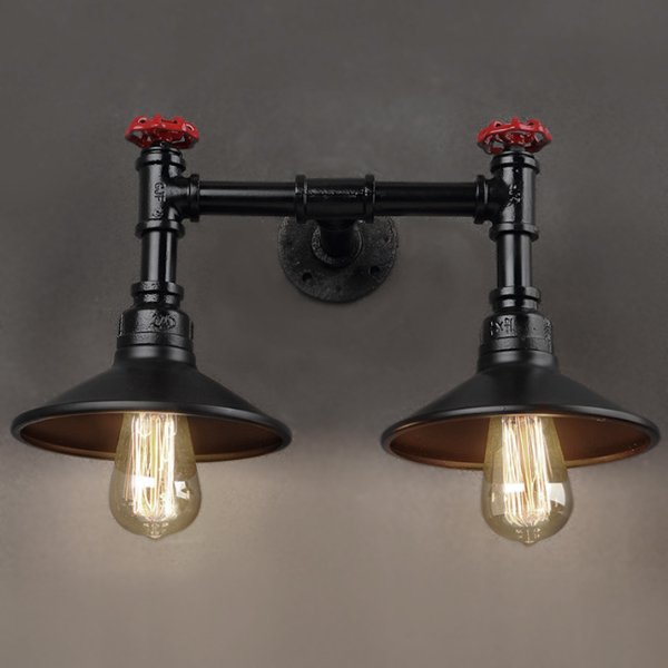 Бра Pipeline Valve Red and black Бра Pipeline Valve Red and black в Костроме | Loft Concept