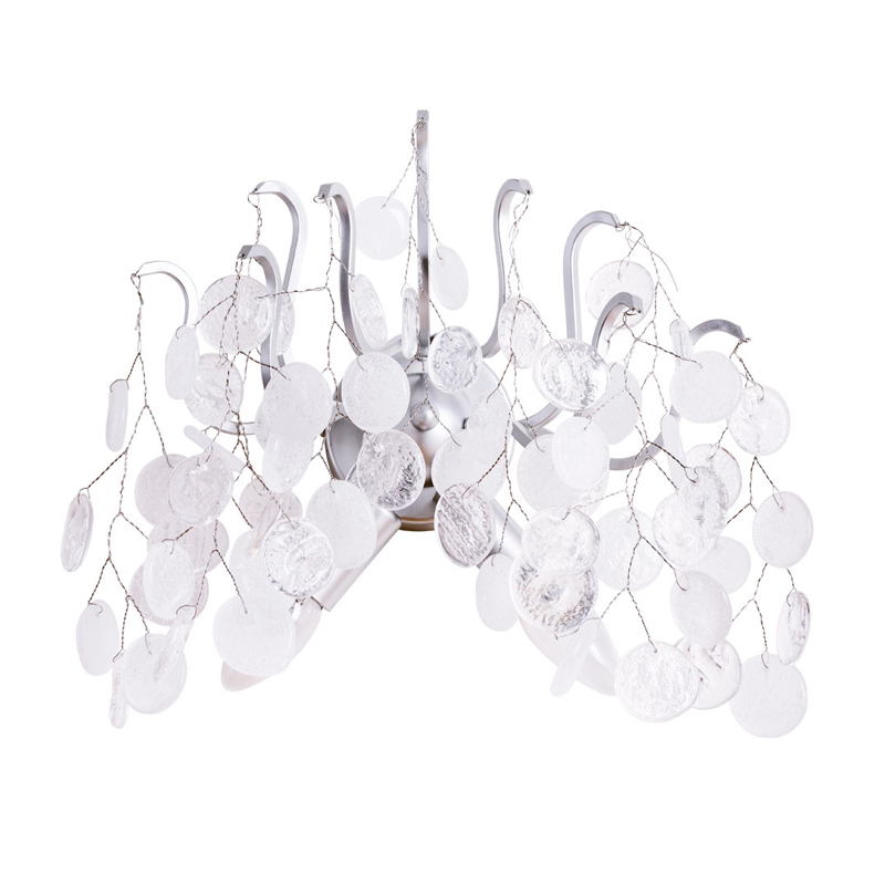 Бра FAIRYTREE Wall Lamp Silver Серебряный Прозрачное Стекло Бра FAIRYTREE Wall Lamp Silver Серебряный Прозрачное Стекло в Костроме | Loft Concept