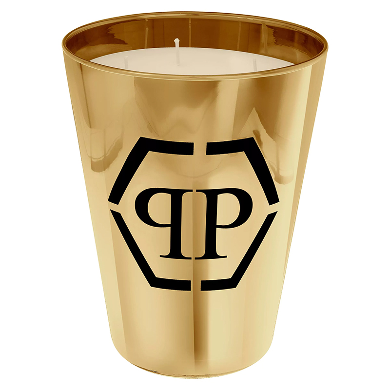 Свеча Philipp Plein Candle Empire Gold L Золотой Черный Белый Свеча Philipp Plein Candle Empire Gold L Золотой Черный Белый в Костроме | Loft Concept