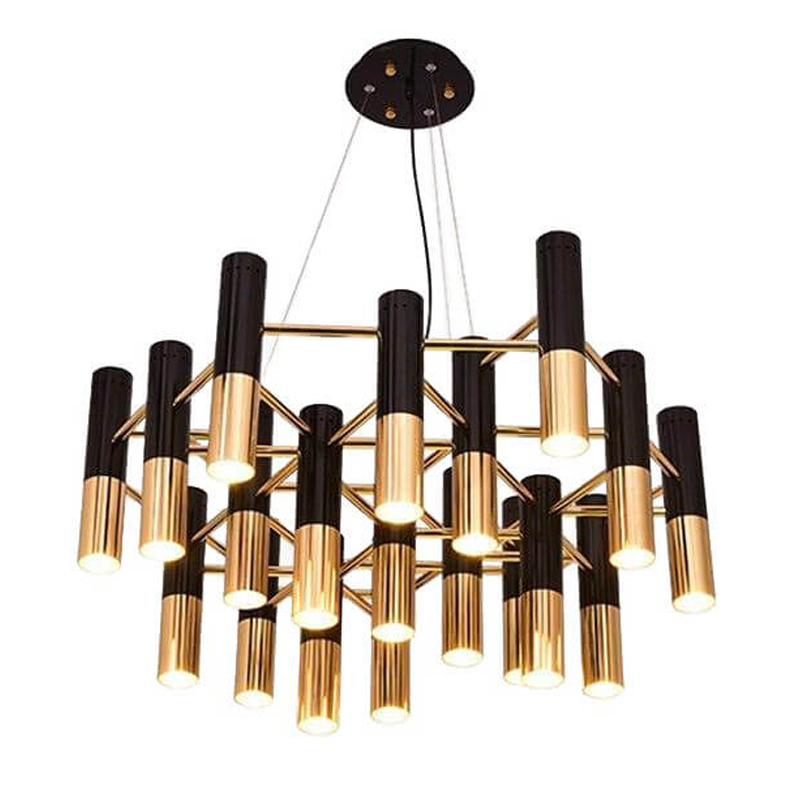 Люстра IKE Delightfull Gold & Black Черный Золотой Люстра IKE Delightfull Gold & Black Черный Золотой в Костроме | Loft Concept