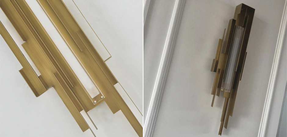 Бра Flowing Metal Sconce Бра Flowing Metal Sconce - Loft-Concept в Костроме