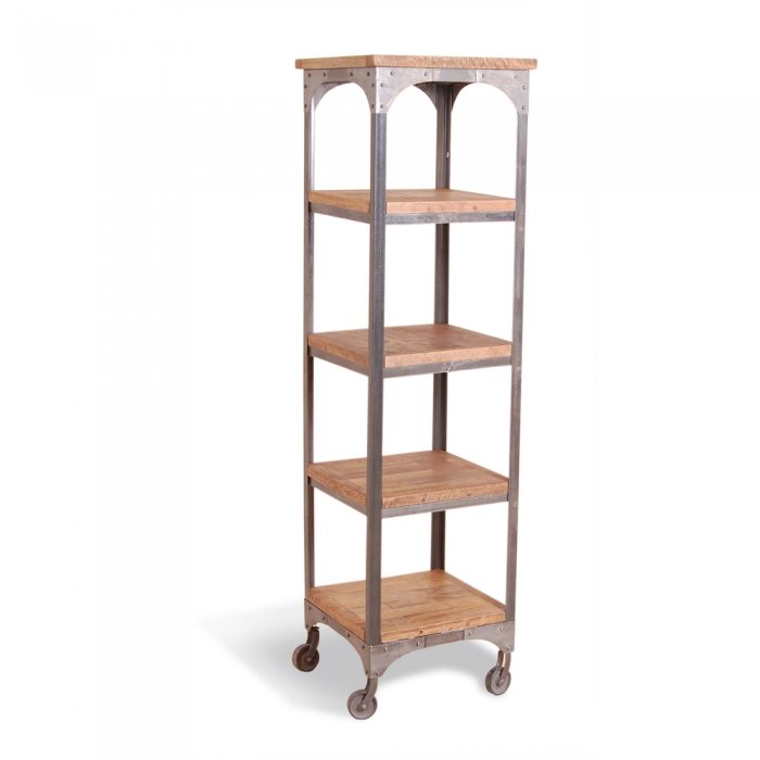 Стеллаж Industrial Metal Rust 5 Layer Corner Shelf Стеллаж Industrial Metal Rust 5 Layer Corner Shelf в Костроме | Loft Concept