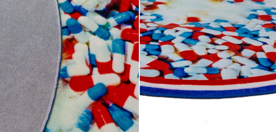 Ковер Seletti Round Rug Cat Ковер Seletti Round Rug Cat - Loft-Concept в Костроме