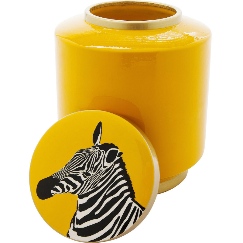 Ваза с крышкой Yellow Zebra Желтый Ваза с крышкой Yellow Zebra Желтый в Костроме | Loft Concept