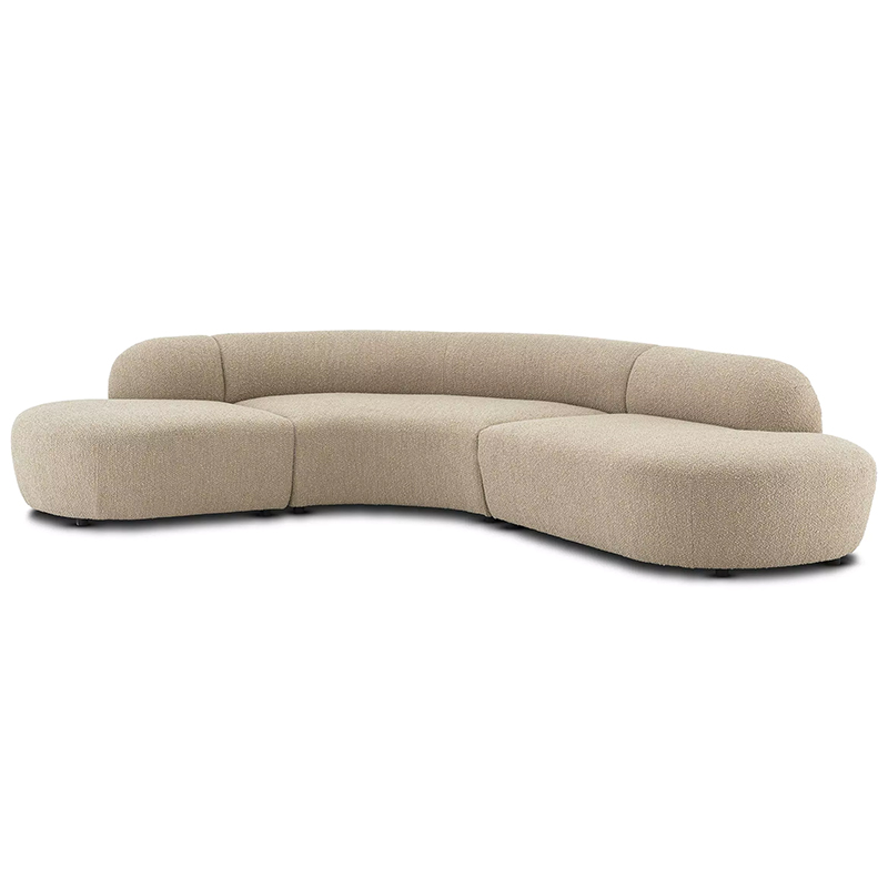 Диван Eichholtz Sofa Bjorn Boucle Sand Песочный Диван Eichholtz Sofa Bjorn Boucle Sand Песочный в Костроме | Loft Concept