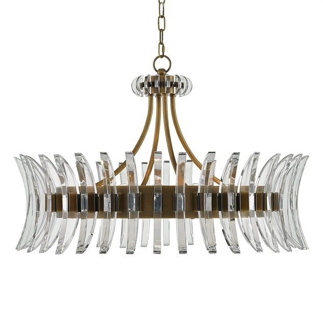 Люстра CURREY AND COMPANY COQUETTE CHANDELIER Латунь Коричневый Люстра CURREY AND COMPANY COQUETTE CHANDELIER Латунь Коричневый в Костроме | Loft Concept