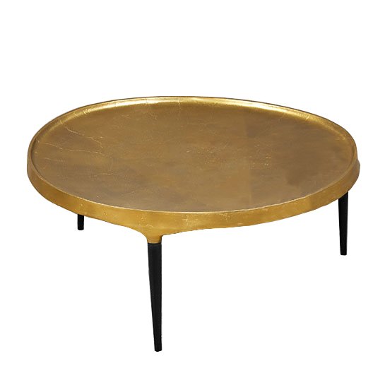 Кофейный стол Brass Stains Table Латунь Черный Кофейный стол Brass Stains Table Латунь Черный в Костроме | Loft Concept