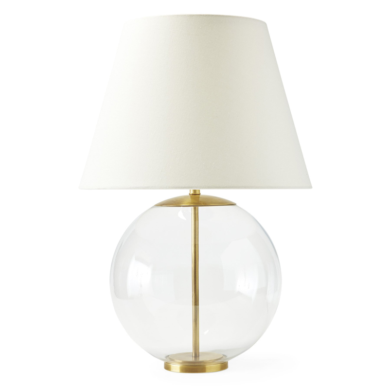 Настольная лампа Emory Table Lamp Gold Золотой Прозрачный (Transparent) Белый Настольная лампа Emory Table Lamp Gold Золотой Прозрачный (Transparent) Белый в Костроме | Loft Concept