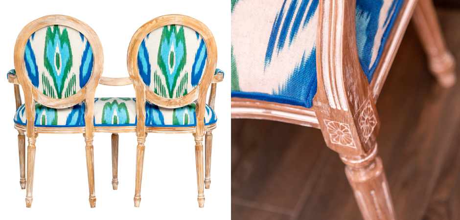 Диванетка с узором Ikat Pattern Диванетка с узором Ikat Pattern - Loft-Concept в Костроме