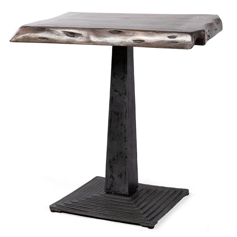 Обеденный стол Nathan Table 76 Черный Коричневый Обеденный стол Nathan Table 76 Черный Коричневый в Костроме | Loft Concept