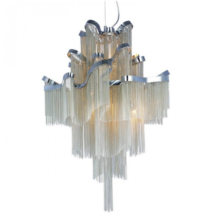 Люстра Stream Chandelier White Белый Люстра Stream Chandelier White Белый в Костроме | Loft Concept