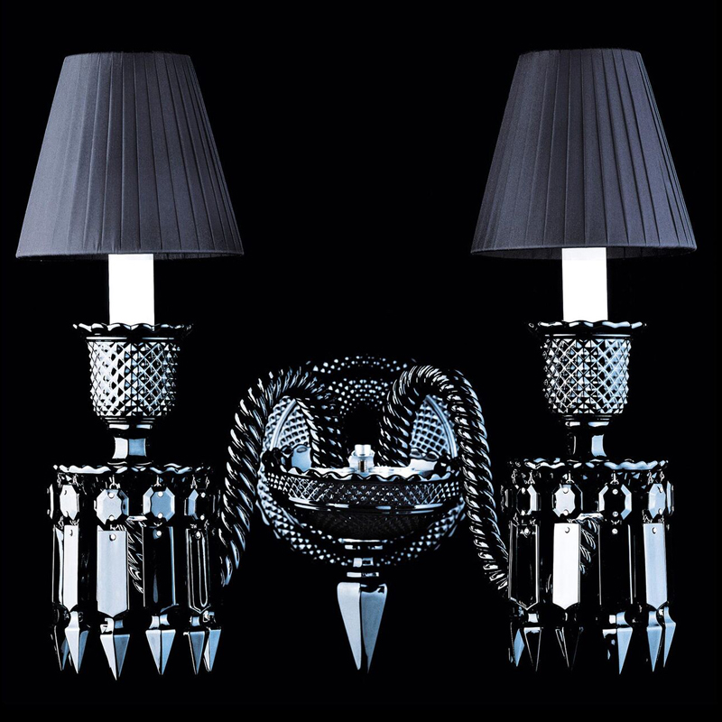 Бра BACCARAT ZENITH NOIR Wall Lamp 2 Черный Бра BACCARAT ZENITH NOIR Wall Lamp 2 Черный в Костроме | Loft Concept