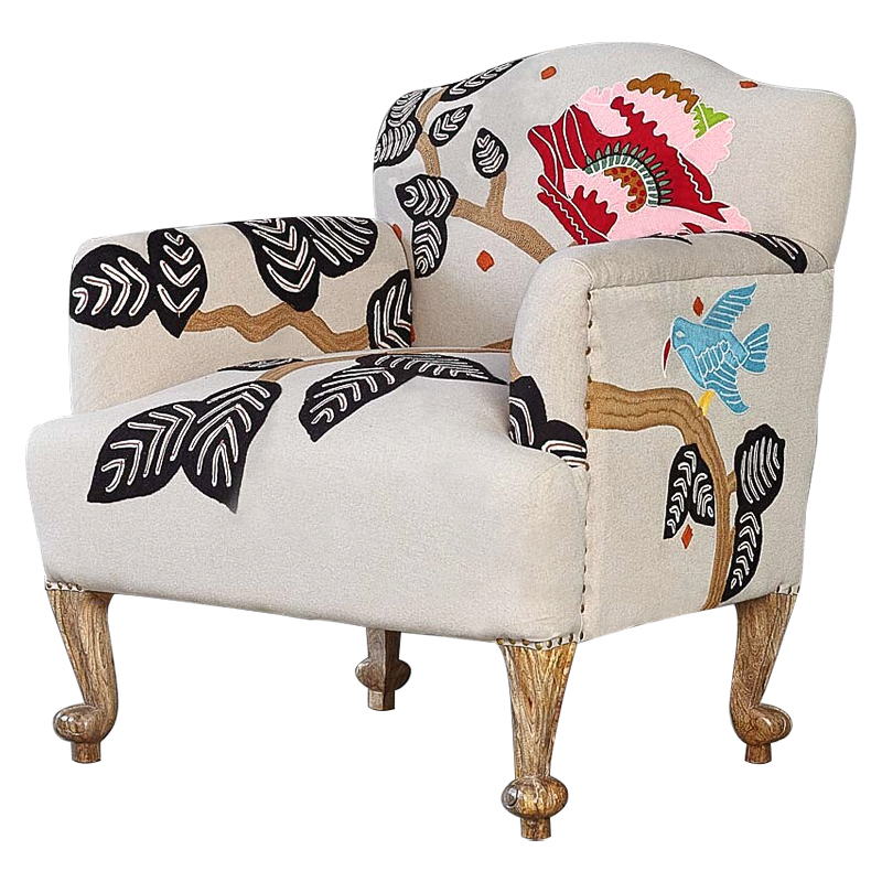 Кресло Mavis Armchair Бежевый Древесина Мульти Кресло Mavis Armchair Бежевый Древесина Мульти в Костроме | Loft Concept
