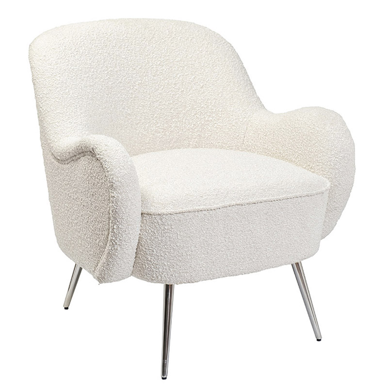 Кресло Boucle Choli Armchair Кремовый Кресло Boucle Choli Armchair Кремовый в Костроме | Loft Concept