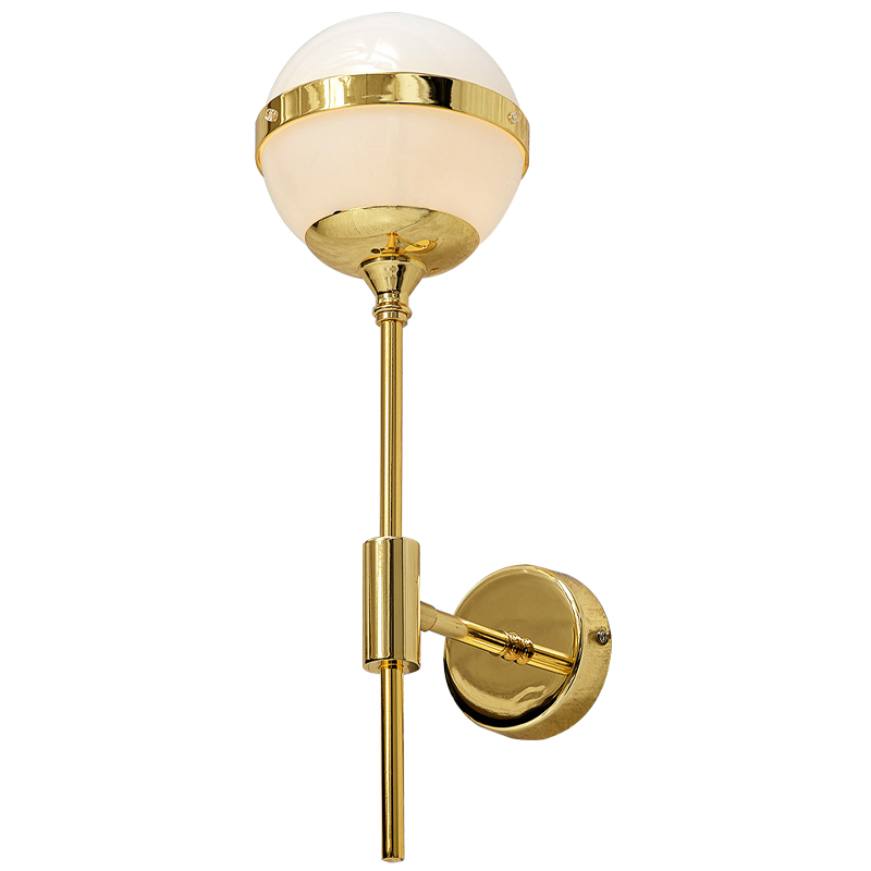 Бра Peggy Futura Gold Wall Lamp Золотой Белый Бра Peggy Futura Gold Wall Lamp Золотой Белый в Костроме | Loft Concept