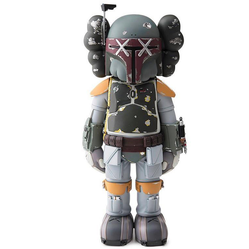 Статуэтка KAWS Star Wars Boba Fett Ver Серый Красный Оранжевый Светло-серый Статуэтка KAWS Star Wars Boba Fett Ver Серый Красный Оранжевый Светло-серый в Костроме | Loft Concept