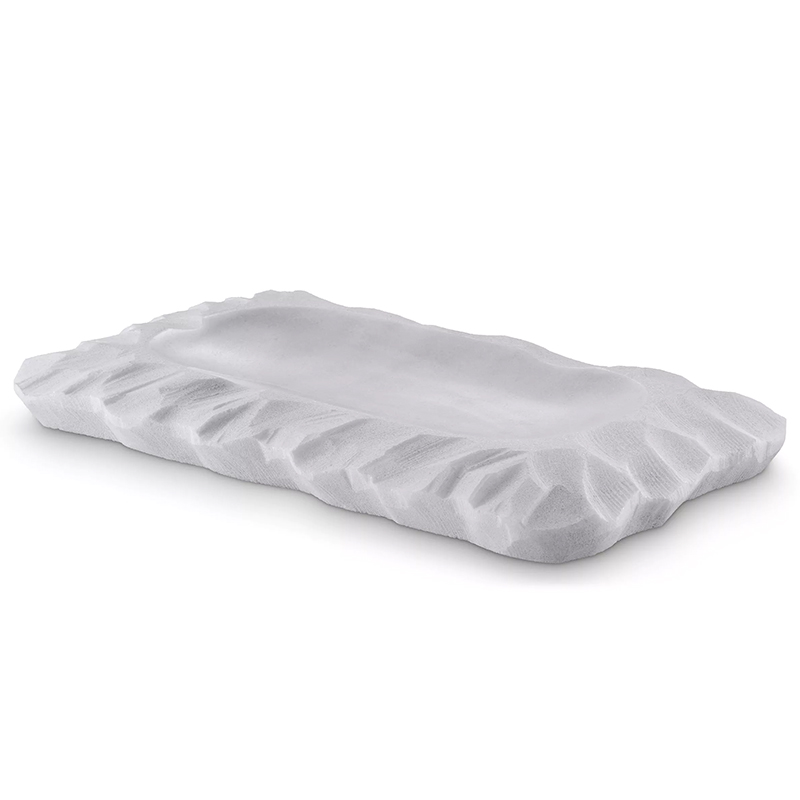 Поднос Eichholtz Tray Mauro White Белый Поднос Eichholtz Tray Mauro White Белый в Костроме | Loft Concept