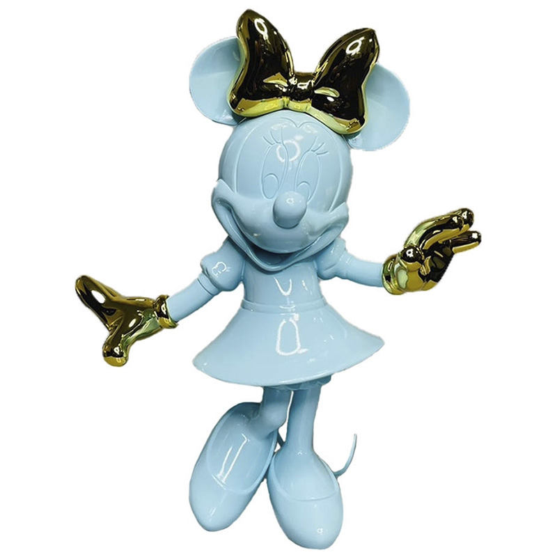 Статуэтка Минни Маус голубого цвета Minnie Mouse Blue Figurine Голубой Статуэтка Минни Маус голубого цвета Minnie Mouse Blue Figurine Голубой в Костроме | Loft Concept