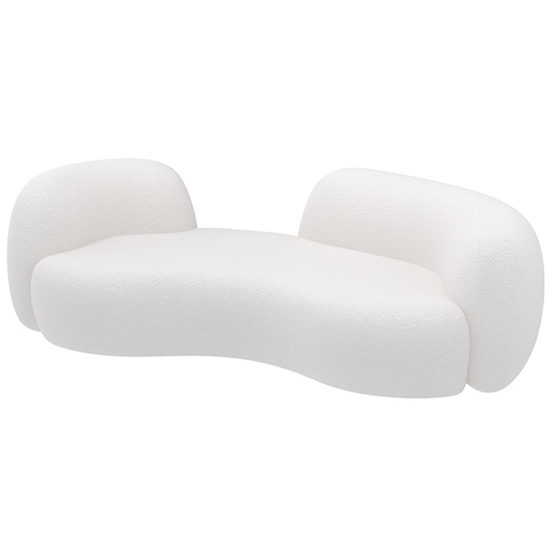 Диван Elliot White Boucle Collection Sofa Белый Диван Elliot White Boucle Collection Sofa Белый в Костроме | Loft Concept