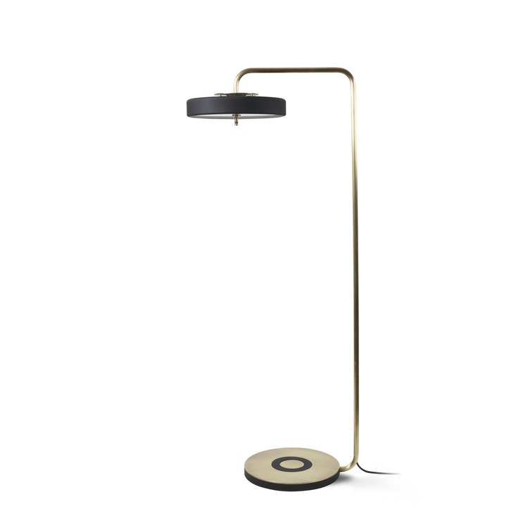 Торшер Bert Frank REVOLVE FLOOR LAMP Золотой Черный Торшер Bert Frank REVOLVE FLOOR LAMP Золотой Черный в Костроме | Loft Concept