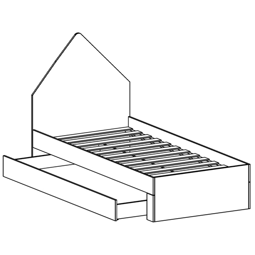 Кровать в детскую Tiny Town Bed Кровать в детскую Tiny Town Bed в Костроме