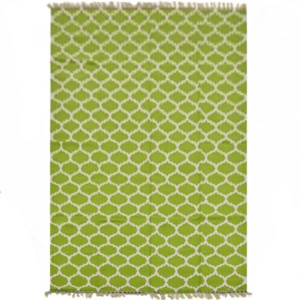 Ковер Ornament Cotton Green 100% хлопок Зеленый Ковер Ornament Cotton Green 100% хлопок Зеленый в Костроме | Loft Concept