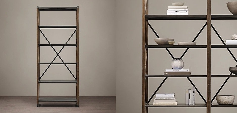 Стеллаж Visteria Double Стеллаж Visteria Double - Loft-Concept в Костроме
