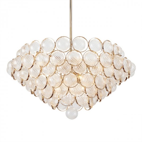 Люстра Atomos Chandelier Designer Reproduction Глянцевое золото Люстра Atomos Chandelier Designer Reproduction Глянцевое золото в Костроме | Loft Concept