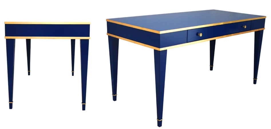 Письменный стол Kelly Desk Синий Письменный стол Kelly Desk Синий - Loft-Concept в Костроме