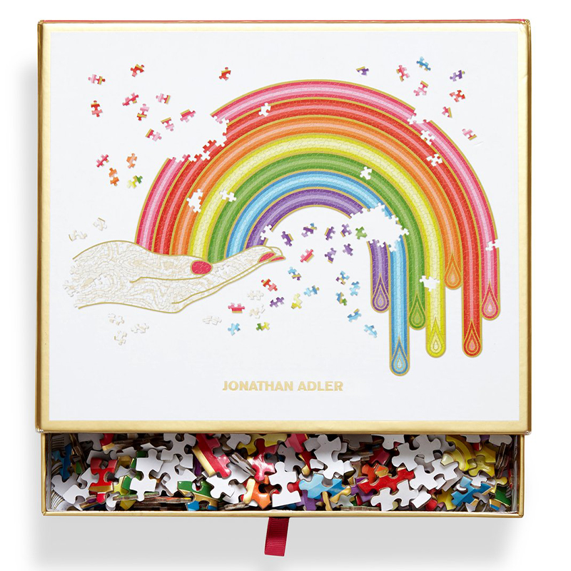 Пазлы RAINBOW HAND SHAPED PUZZLE Jonathan Adler Мульти Пазлы RAINBOW HAND SHAPED PUZZLE Jonathan Adler Мульти в Костроме | Loft Concept