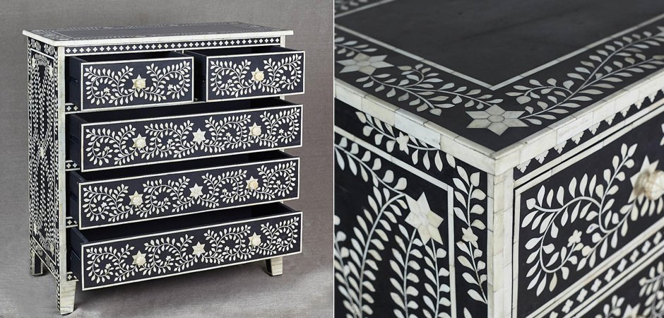 Комод Inlaid Bone Stars Комод Inlaid Bone Stars - Loft-Concept в Костроме