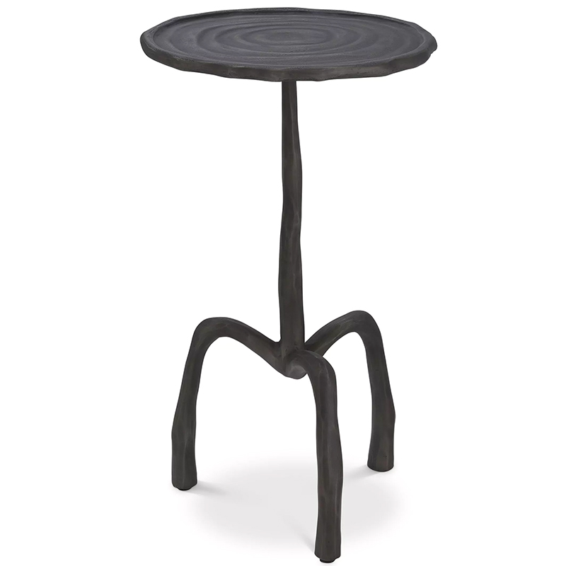 Приставной стол Eichholtz Side Table Kubu S Темная бронза Черный Приставной стол Eichholtz Side Table Kubu S Темная бронза Черный в Костроме | Loft Concept