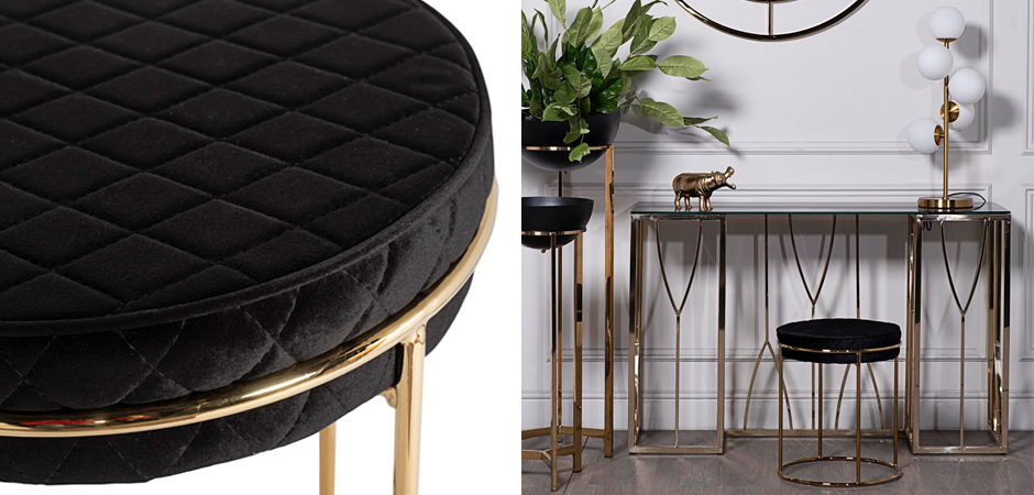 Пуф Rhombus Velours Black Пуф Rhombus Velours Black - Loft-Concept в Костроме