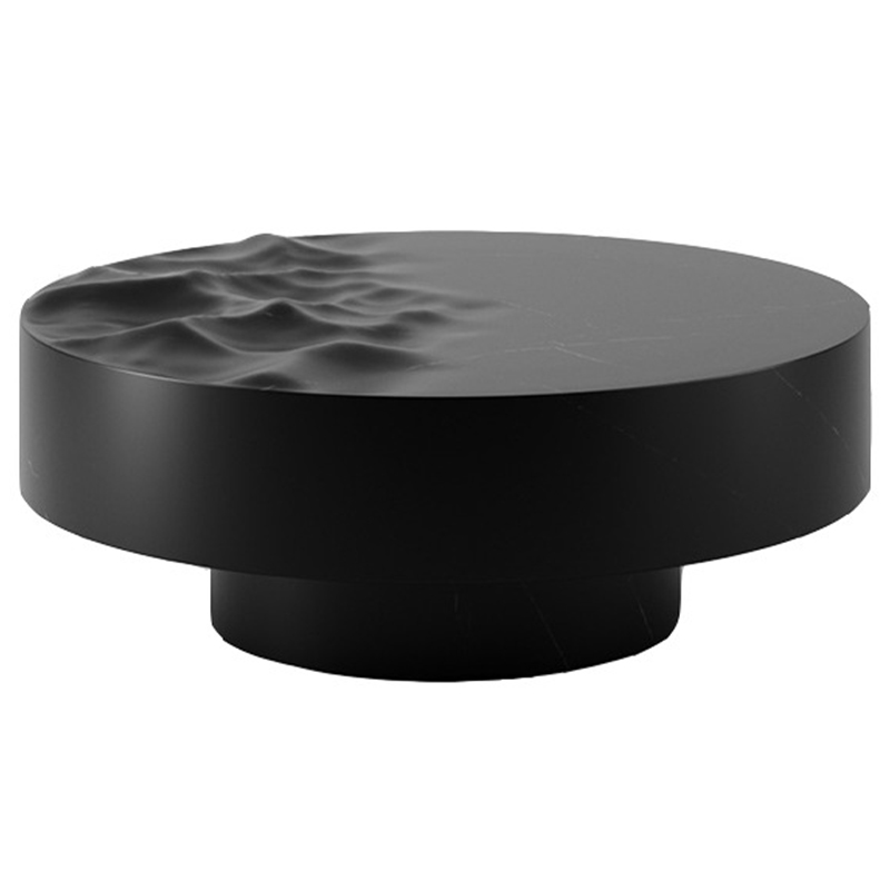 Дизайнерский журнальный стол Mathieu Lehanneur Sculpts Ocean Memories Round Black Черный Мрамор Nero Дизайнерский журнальный стол Mathieu Lehanneur Sculpts Ocean Memories Round Black Черный Мрамор Nero в Костроме | Loft Concept