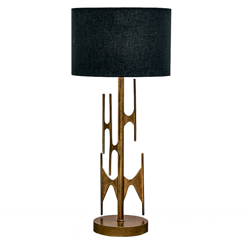 Настольная лампа Flabanico Table lamp Винтажная латунь Черный Настольная лампа Flabanico Table lamp Винтажная латунь Черный в Костроме | Loft Concept