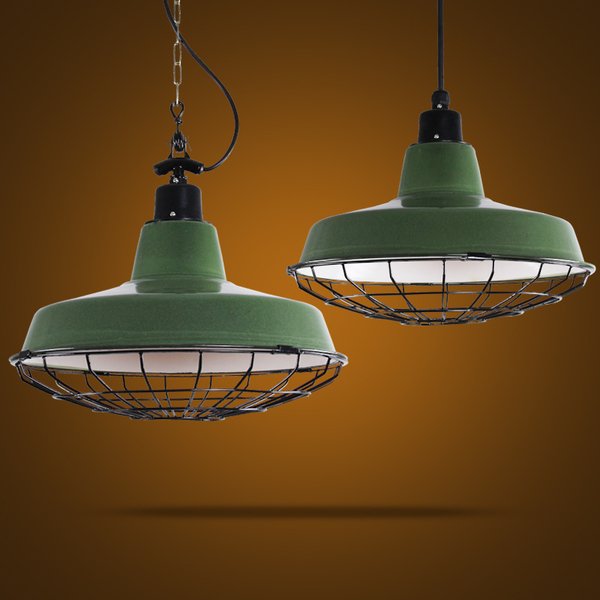 Подвесной светильник Loft Ber Cage Green Pendant Зеленый Подвесной светильник Loft Ber Cage Green Pendant Зеленый в Костроме | Loft Concept