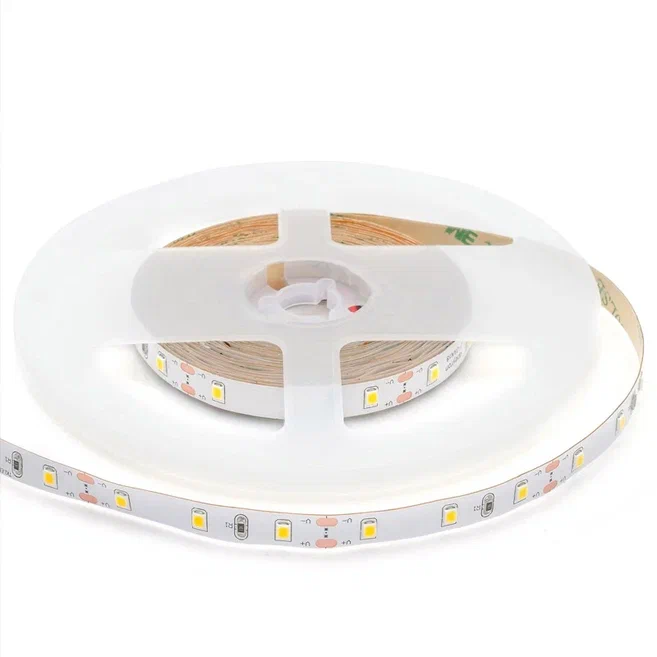 Комплект светодиодная лента 4,8W/m 60LED/m 3528SMD теплый белый с адаптером Белый Комплект светодиодная лента 4,8W/m 60LED/m 3528SMD теплый белый с адаптером Белый в Костроме | Loft Concept