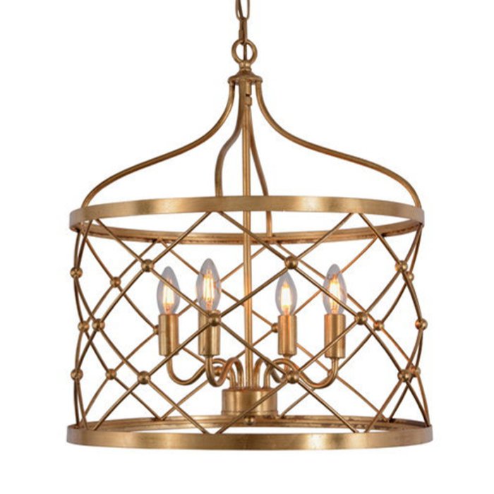 Подвесные светильники Lantern Golden Net L Pendant lamp Золотой Подвесные светильники Lantern Golden Net L Pendant lamp Золотой в Костроме | Loft Concept