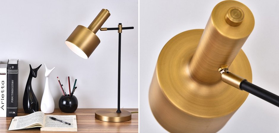 Настольная лампа Margarita Brass Table Lamp Настольная лампа Margarita Brass Table Lamp - Loft-Concept в Костроме