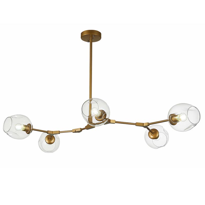 Люстра Branching Bubble Chandelier 5 gold Золотой Люстра Branching Bubble Chandelier 5 gold Золотой в Костроме | Loft Concept