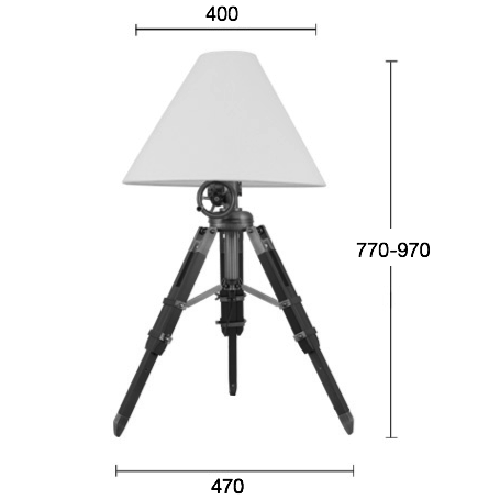 Настольная лампа Table Standing Lamp Black Настольная лампа Table Standing Lamp Black в Костроме
