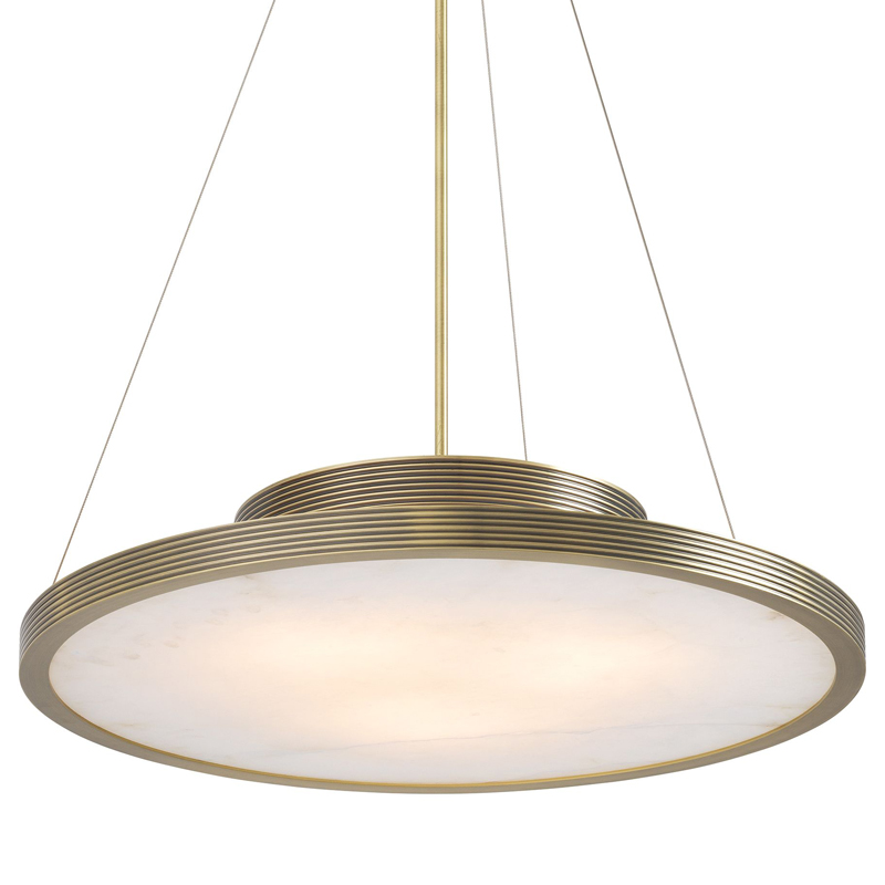 Люстра Eichholtz Chandelier Pullman Латунь Белый Люстра Eichholtz Chandelier Pullman Латунь Белый в Костроме | Loft Concept