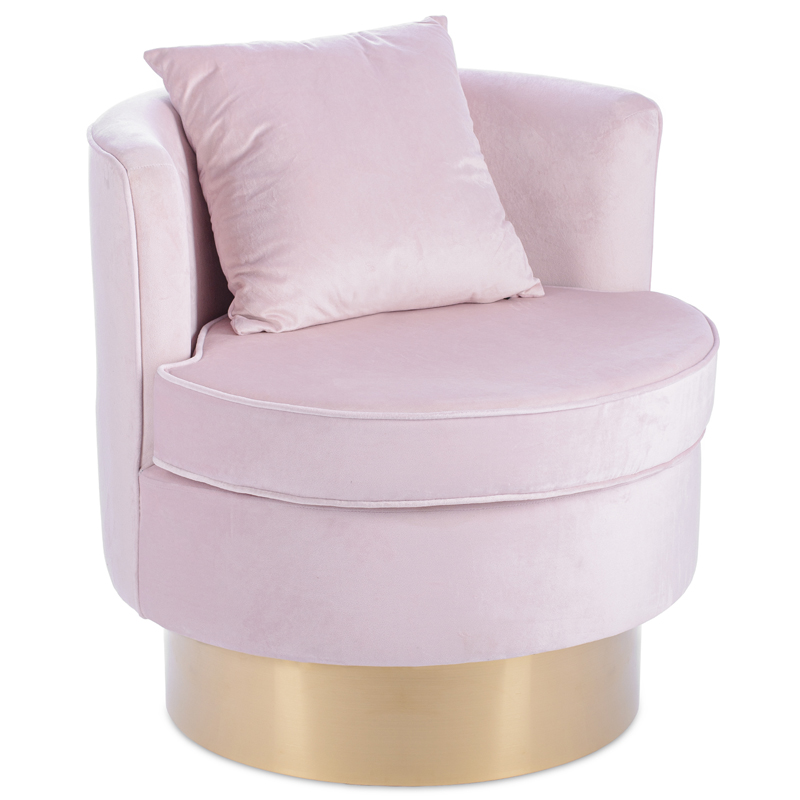 Кресло Cathal Chair Golden Belt Розовый пастельный Золотой Кресло Cathal Chair Golden Belt Розовый пастельный Золотой в Костроме | Loft Concept