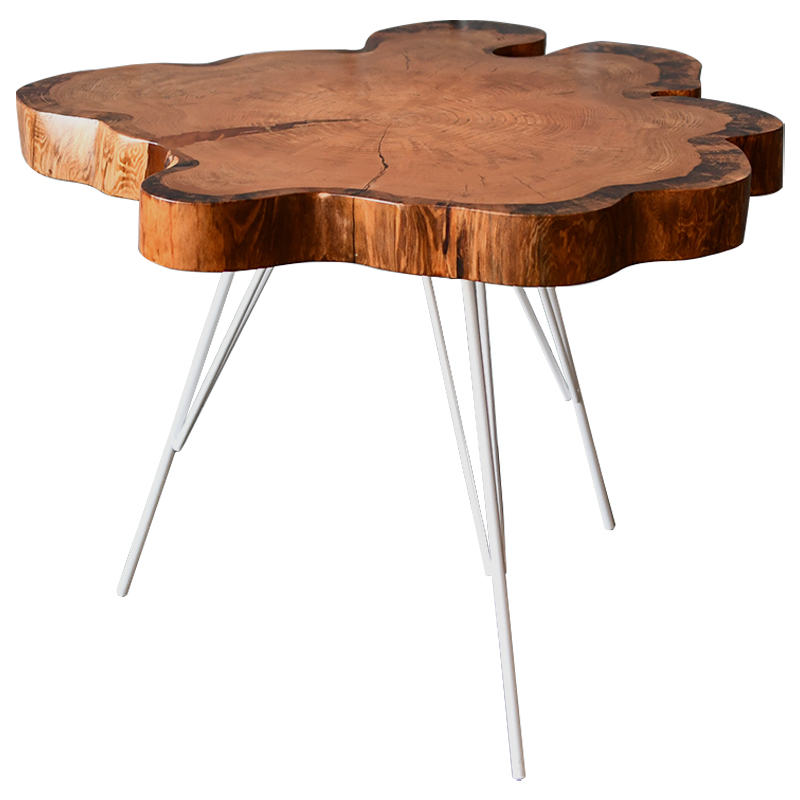 Кофейный стол Korben Industrial Metal Rust Coffee Table Древесина Белый Кофейный стол Korben Industrial Metal Rust Coffee Table Древесина Белый в Костроме | Loft Concept