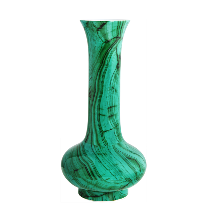 Ваза Malachite Vase vanessa Малахит Ваза Malachite Vase vanessa Малахит в Костроме | Loft Concept
