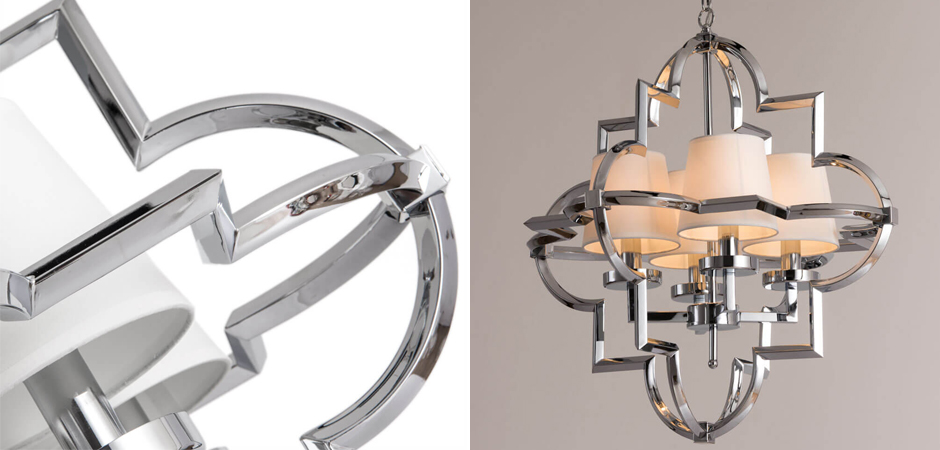 Люстра Lantern Rhombus Chromium Люстра Lantern Rhombus Chromium - Loft-Concept в Костроме