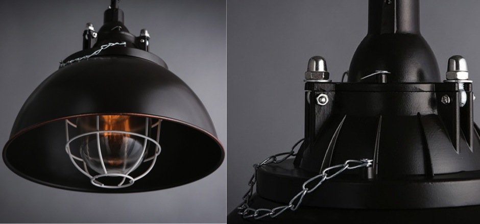 Светильник Loft Industrial Metal Cage Вreamboat Светильник Loft Industrial Metal Cage Вreamboat - Loft-Concept в Костроме