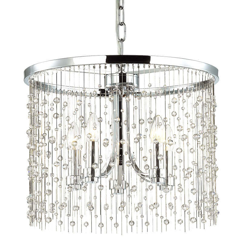 Люстра Hailstorm Rain Chandelier chrome Прозрачный (Transparent) Хром Люстра Hailstorm Rain Chandelier chrome Прозрачный (Transparent) Хром в Костроме | Loft Concept