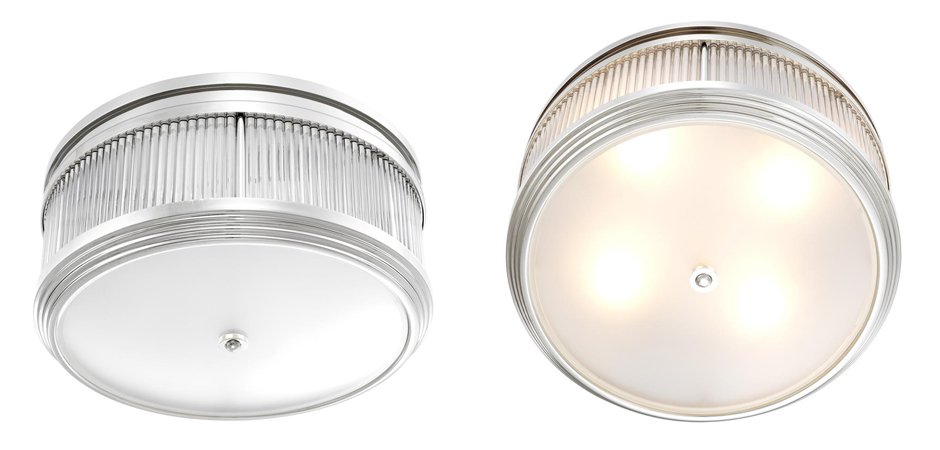 Потолочный светильник Ceiling Lamp Rousseau Nickel Потолочный светильник Ceiling Lamp Rousseau Nickel - Loft-Concept в Костроме
